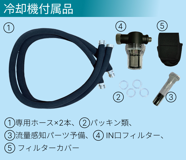 冷却機付属品