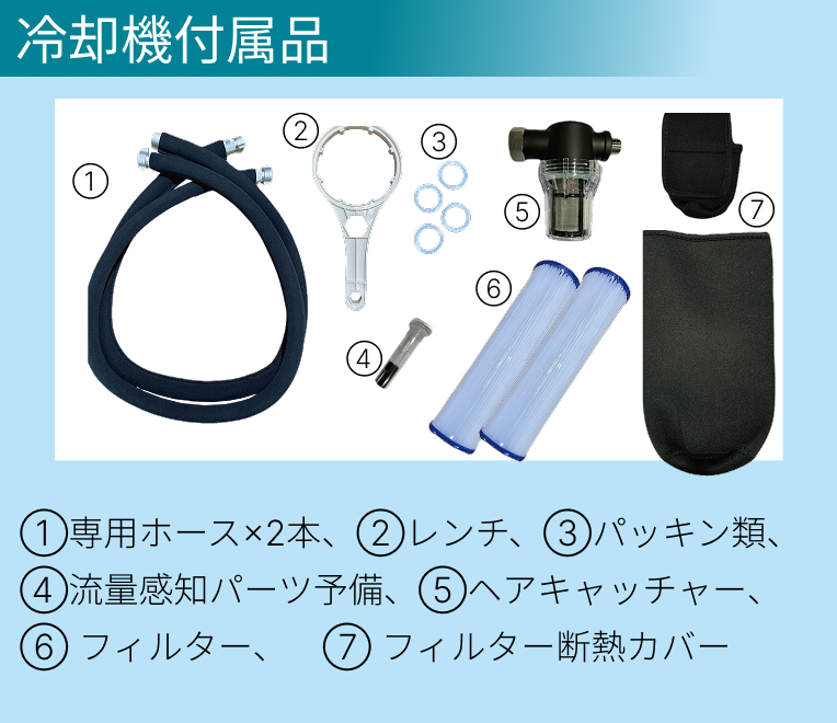 冷却機付属品